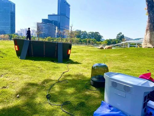 Generator panel surya portabel dengan kit solar lipat baru