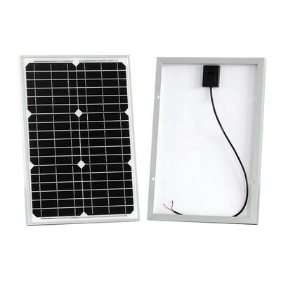 Harga yang bagus OEM 20 Watt Monocrystalline Panel Surya energi surya panel sel fotovoltaik surya mono Untuk perahu ATV Perahu RV trailer snowmobile on line