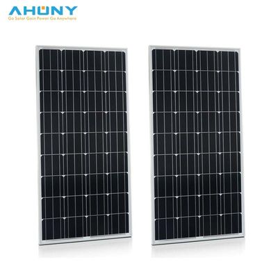 Harga yang bagus Panel Surya Kaca PV 100w Modul Off Grid Untuk Pengisian Baterai Perahu Karavan RV Rumah on line