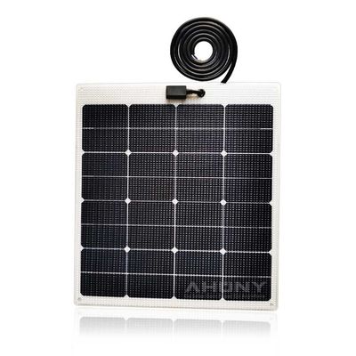 Harga yang bagus Hitam 12 Volt 60 Watt Panel Surya Off Grid Untuk RV Boat Rumah Sistem Surya on line