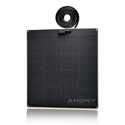 Harga yang bagus Tenaga surya berjalan 80w Semi Fleksibel Panel Surya Off Grid Hitam Kontak Solar Panel on line