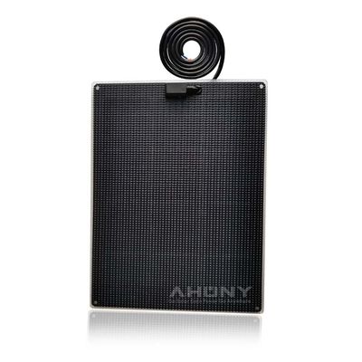 Harga yang bagus Solarpower Semi kaku Panel Surya 40w Panel Surya Transparan pv modul berjalan pada keras Untuk Laut Terapung Lampu dek bouy on line