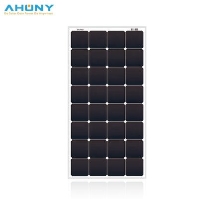 Harga yang bagus Solarpower Glass Cell Solar Panel 120w 18V 36V Untuk Untuk RV Boat Campers on line