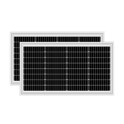 Harga yang bagus 65w Cell Solar Panel 12v 10BB PV Modul Untuk Rumah Kamp Rv Balkon Boat Yacht on line