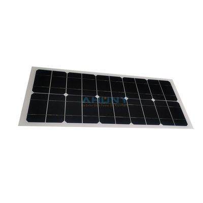 Harga yang bagus Panel Surya Monokristalin Panel Surya Kaca 30W 35w Output Daya Untuk Proyek Sistem Cerdas Stasiun Pengisian Seluler on line