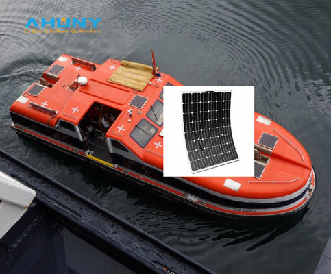 Harga yang bagus Panel Surya Fleksibel 200w Longi Cell untuk Pasokan Daya Kapal Penyelamat Laut Yacht Desain OEM on line