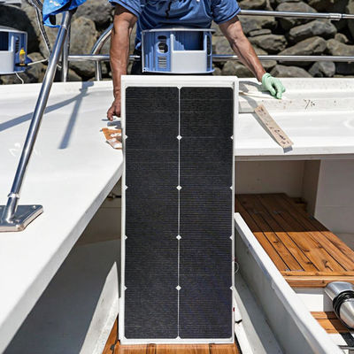 Harga yang bagus Jenis modul surya semi-fleksibel Panel surya berjalan Mudah dipasang on line