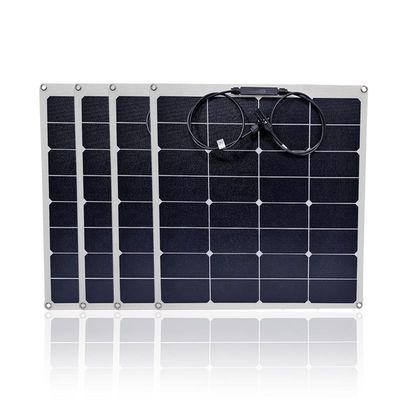 Harga yang bagus Panel Surya Sel Fleksibel Ultra Tipis 50w 55w 60w 100w 110w Untuk Atap Perahu RV on line