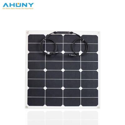 Harga yang bagus ETFE Fleksibel 12V 60w Cell Solar Panel Untuk Solar Camping RV Perahu Laut on line