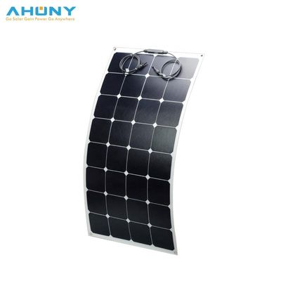 Harga yang bagus 12 Volt ETFE Panel Surya Fleksibel 15w 130w 135w 140w 150w 160w 170w atap mobil maritim mobil camper van konversi modul surya tunggal on line