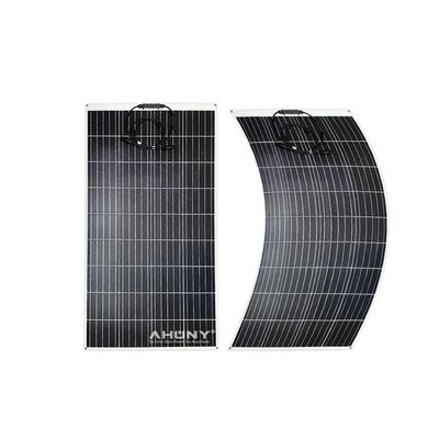 Harga yang bagus Bifacial Custom Fleksibel 150w Mono Solar Panel ETFE Untuk Marine Yacht RV Solar System watt panel surya fleksibel untuk motor on line