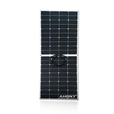 Shade Tolerant Semi Solar Panel Fleksibel 145w Half Cut Mono Solar Panel Untuk RV Marine Sailboat