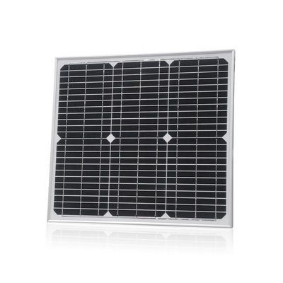 Harga yang bagus 20w Panel Surya Ketahanan Tinggi Kaca Solar Photovoltaic Module Untuk DC 12V Baterai Pengisian on line