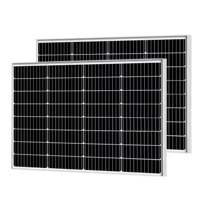 Modul PV Surya Kaca 60w Modul PV Monokristalin Photovoltaic Untuk Kelautan