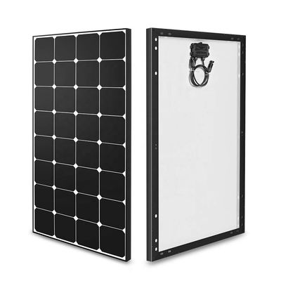 Harga yang bagus 100W 12V Mono Rigid Solar Panel Off Grid Daya PV Untuk Camping RV Marine Motorhome on line