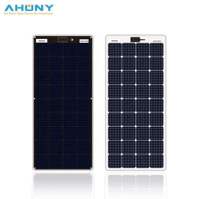 Harga yang bagus Solarpower Hitam Kontak berjalan Panel Surya 120 Watt Semi Fleksibel Untuk RV Perahu Laut on line