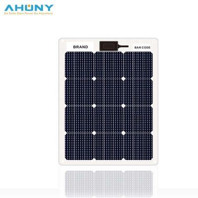 Harga yang bagus Bifacial Semi Rigid Solar Panel 40W Walk Step Drive Pada IBC Solar Solar Flex Panel on line