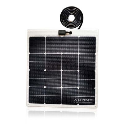 Harga yang bagus Anti-Slippery Semi-rigid Panel Surya ETFE Karat 60w Monocrystalline Panel Surya on line