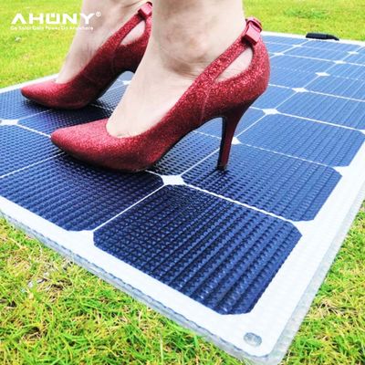 Panel Surya Custom Walkable 115w Anti Slippery Rough Etfe Alibaba Panel Surya Semi Fleksibel Lantai Peti Pembekal