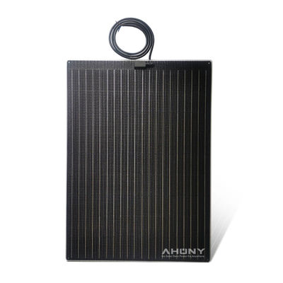 120W Monocrystalline Semi-rigid Solar Panel Anti Slippery Walkable Untuk Rv Boat Yacht