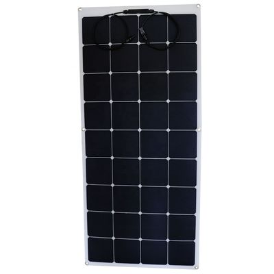 Harga yang bagus Fleksibel 120 Watt Monocrystalline Panel Surya Ringan Untuk RV Trucks Samudra tenda on line