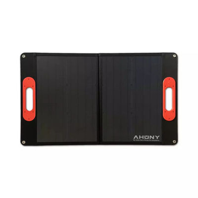 Portable 100w 80w 60W lipat panel surya Waterproof Disesuaikan untuk RV Camping