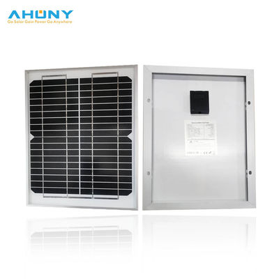 Harga yang bagus 500V Panel Surya Kaca Kekuatan Monocrystalline Putih Untuk Kamera CCTV / Cahaya Surya on line