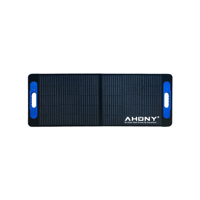 OEM ODM tahan lama pegangan Portable Solar Panel System 100w CE ROHS outdoor Foldable Solar Panel Kit Untuk RV Camping Atap