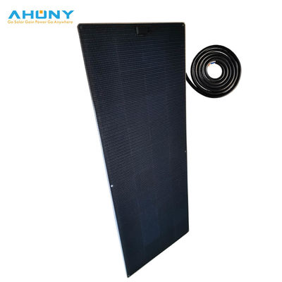Harga yang bagus 135w Waterproof Marine Solar Panel Kit Ringan Semi Fleksibel IBC Solar Panel keras panel surya untuk modifikasi mobil atap van on line