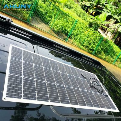 100w Waterproof Thin Film Transparan Plastik Solar Panel Fleksibel Untuk Kendaraan Perahu