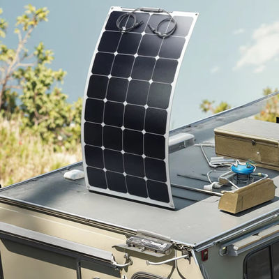 Harga yang bagus ETFE 120w buatan sendiri membuat aplikasi dari panel surya sistem listrik daya energi terbarukan baru untuk Motorhome desain bangunan berkelanjutan atap mobil on line