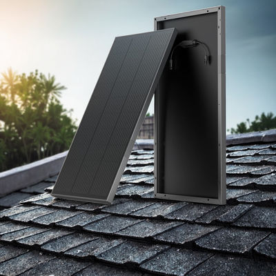 Harga yang bagus Efisiensi Estetika Monokristalin 100 Watt Solar Module Complete Hitam Untuk Camper Boat Rimorchi Camper Marine Sistem yang tidak rusak Alla on line