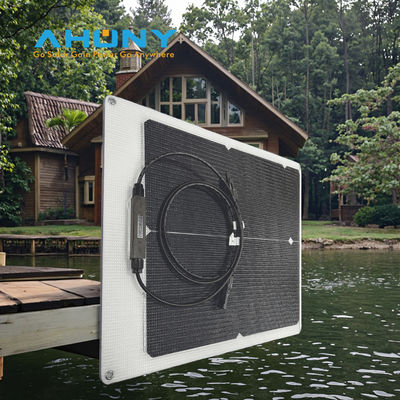 Harga yang bagus 50W 22V ETFE Panel Surya Fleksibel Hitam on line