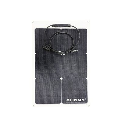 Harga yang bagus Kit Panel Surya Fleksibel Film Tipis Sel Kontak Belakang 50W Untuk Panel Balkon Surya dan RV on line