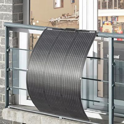 Harga yang bagus Monocrystalline Silicon Semi-flexible Solar Panel 100W HCF Waterproof Terrace Panel untuk Balkon Off Grid on line
