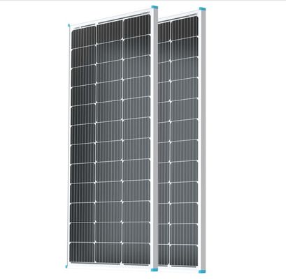 Harga yang bagus Panel Surya Monokristalin 100W 20V untuk RV, Kelautan, Atap, Pertanian, Baterai, Efisiensi Sel Tinggi on line