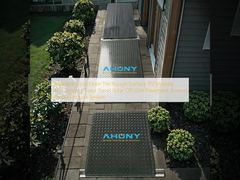 Walkable Solar Floor Tile Rough Surface PV Module Anti-slippery Floor Panel Solar Off Grid Pavement Terrace Ground House System